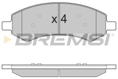 BREMSI BP3310 — Plăcuțe de frână disc