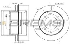 BREMSI CD6578V — Тормозной диск