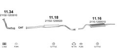 POLMO POLMO02087 — Sistem de evacuare complet