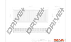 Dr!ve+ DP1110.10.0698 — Filtru de aer