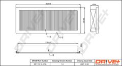 Dr!ve+ DP1110.10.0700 — Filtru de aer