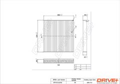 Dr!ve+ DP1110.12.0103 — Filtru habitaclu