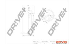 Dr!ve+ DP1110.13.0111 — Filtru combustibil