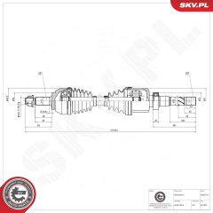 ESEN SKV 40SKV214 — Приводной вал