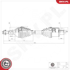 ESEN SKV 40SKV331 — Приводной вал