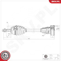 ESEN SKV 40SKV430 — Приводной вал