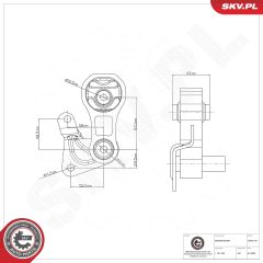 ESEN SKV 75SKV157 — Подушка двигателя