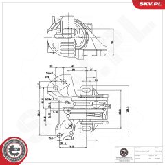 ESEN SKV 75SKV809 — Suport cutie de viteze automată