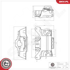 ESEN SKV 75SKV816 — Опора АКПП