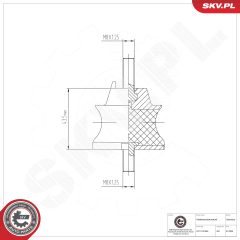 ESEN SKV 75SKV833 — Suport cutie de viteze automată