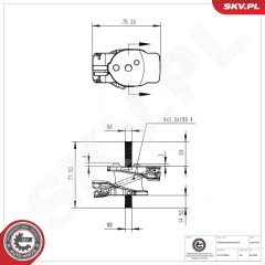 ESEN SKV 75SKV835 — Опора МКПП