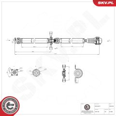 ESEN SKV 76SKV050 — Приводной вал