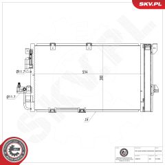 ESEN SKV 86SKV028 — Радиатор кондиционера