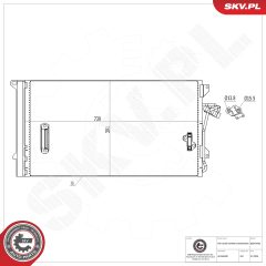 ESEN SKV 86SKV090 — Radiator aer condiționat