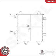 ESEN SKV 86SKV111 — Радиатор кондиционера
