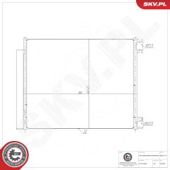 ESEN SKV 86SKV114 — Radiator aer condiționat