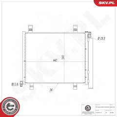 ESEN SKV 86SKV125 — Radiator aer condiționat