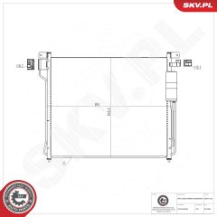 ESEN SKV 86SKV155 — Radiator aer condiționat