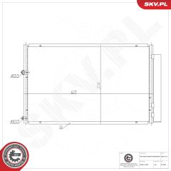 ESEN SKV 86SKV173 — Радиатор кондиционера