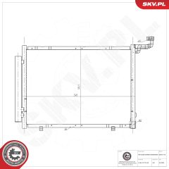 ESEN SKV 86SKV178 — Радиатор кондиционера