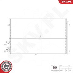 ESEN SKV 86SKV213 — Radiator aer condiționat