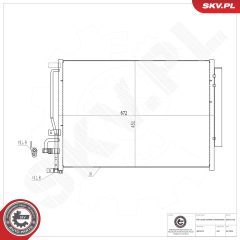 ESEN SKV 86SKV250 — Радиатор кондиционера