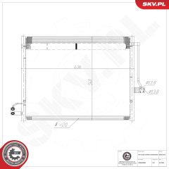 ESEN SKV 86SKV263 — Радиатор кондиционера