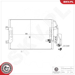 ESEN SKV 86SKV319 — Радиатор кондиционера