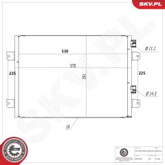 ESEN SKV 86SKV322 — Радиатор кондиционера