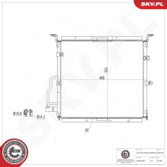 ESEN SKV 86SKV365 — Радиатор кондиционера
