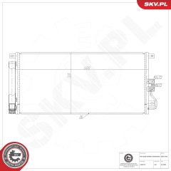ESEN SKV 86SKV388 — Радиатор кондиционера