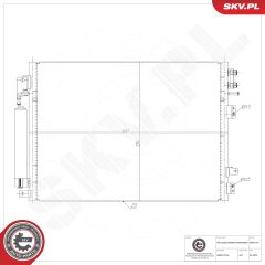 ESEN SKV 86SKV471 — Radiator aer condiționat