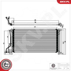 ESEN SKV 86SKV486 — Radiator aer condiționat