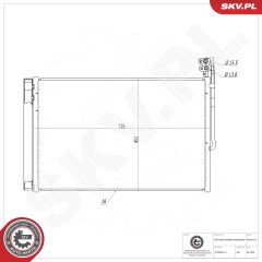 ESEN SKV 86SKV513 — Radiator aer condiționat