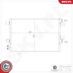 ESEN SKV 86SKV532 — Radiator aer condiționat