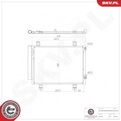 ESEN SKV 86SKV586 — Radiator aer condiționat