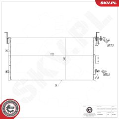 ESEN SKV 86SKV604 — Radiator aer condiționat