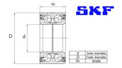 SKF VKBA 7159 — Set rulment roată