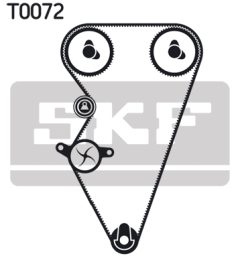 SKF VKMC 07301 — Kit distribuție cu pompă de apă