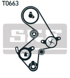 SKF VKMA 91003 — Комплект ремня ГРМ с роликами