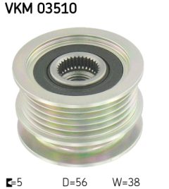 SKF VKM 03510 — Fulie cu roată liberă alternator