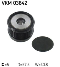 SKF VKM 03842 — Fulie cu roată liberă alternator