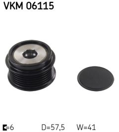 SKF VKM 06115 — Fulie cu roată liberă alternator