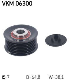 SKF VKM 06300 — Fulie cu roată liberă alternator