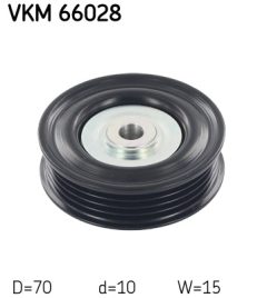 SKF VKM 66028 — Rolă ghidaj curea transmisie