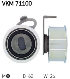 SKF VKM 71100 — Rolă întinzătoare curea distribuție