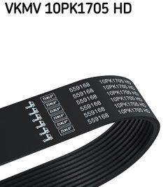 SKF VKMV 10PK1705 HD — Curea transmisie cu caneluri