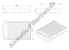 Airmatic IF0136 — Filtru habitaclu