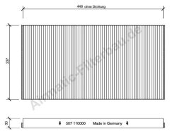 Airmatic IF0507 — Filtru habitaclu