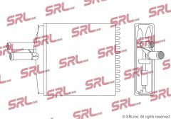 SRLine 2411N8-1 — Radiator încălzire habitaclu